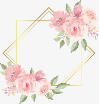 春天元素花朵边框臂贴胸贴AI源文件免抠手绘/卡通手绘元素