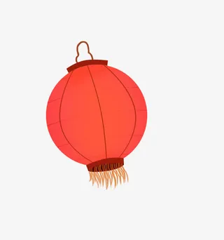 红灯笼装饰图片免抠