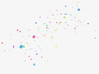 彩色碎纸漂浮素材免抠