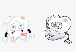 坏掉的牙齿免抠