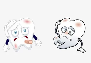 坏掉的牙齿免抠