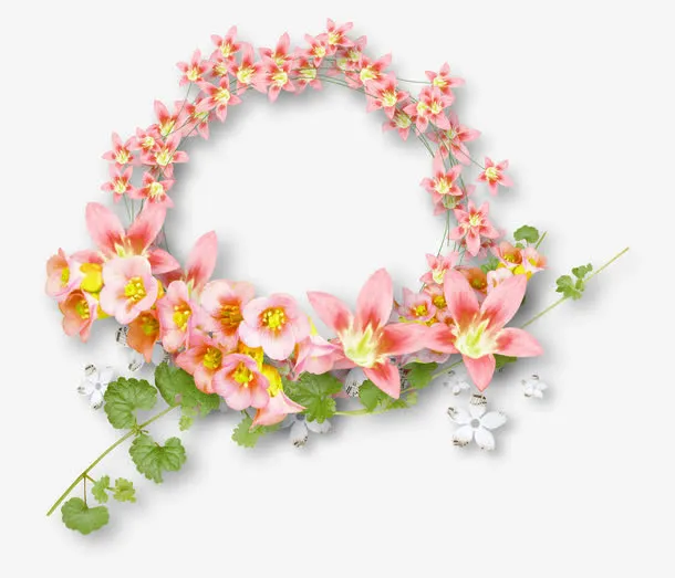 花卉边框免抠