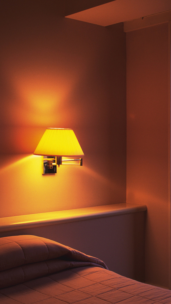 床边台灯H5背景素材高清