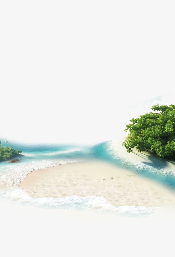 蓝色海浪免抠