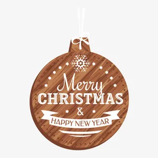 圣诞节创意铃铛矢量素材免抠