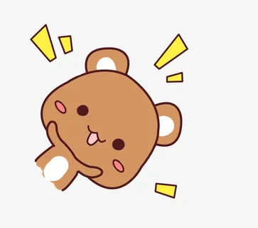 小清新动物可爱小熊png谌免抠