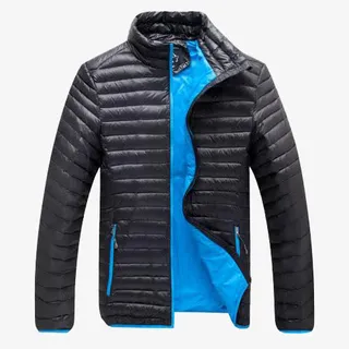 黑色蓝色轻羽绒免抠