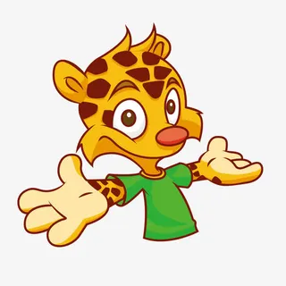 矢量老虎吉祥物免抠