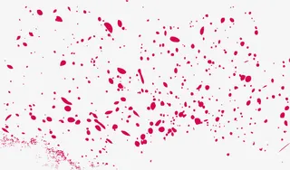 红色墨水颗粒纹理素材免抠