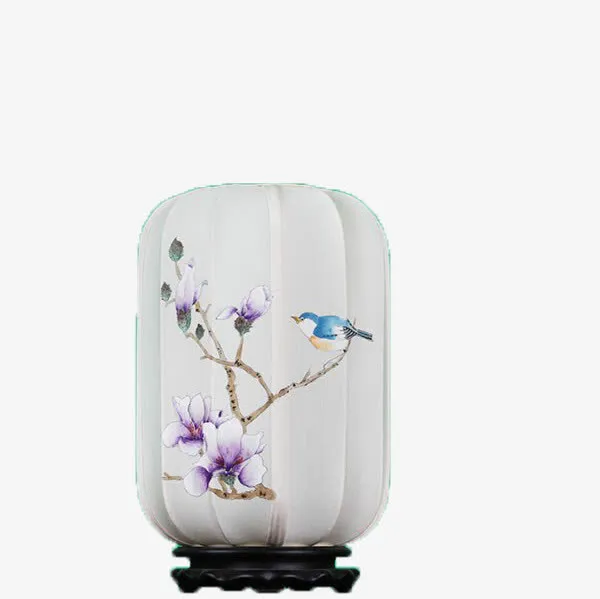 白色灯笼摆件免抠