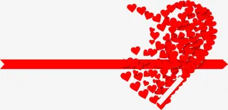 浪漫爱心相亲公益广告图片免抠