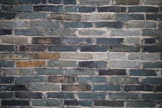 青砖墙体背景免抠