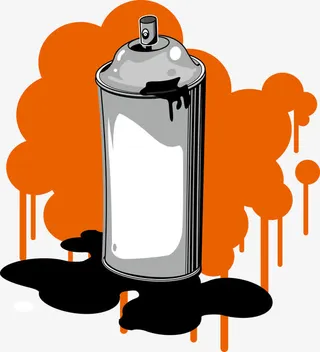 矢量油漆罐免抠