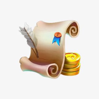 卡通复古纸张立体效果图免抠