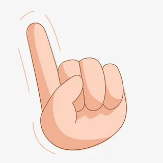 肤色no手势标识矢量素材免抠
