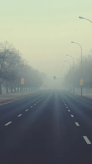 雾霾污染城市风景手机端H5背景高清