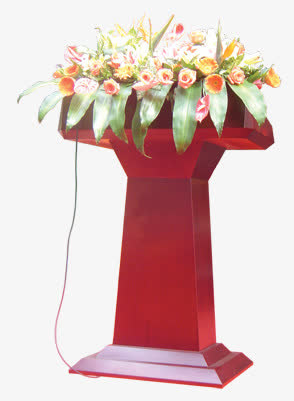 讲台礼花免抠