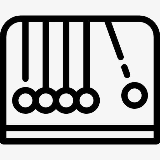 牛顿摇篮图标免抠