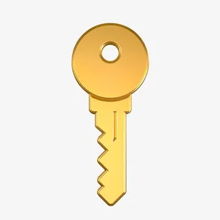 一把精致金属钥匙免抠 一把精致金属钥匙免抠