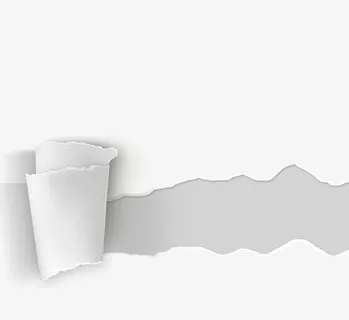 卷起撕破纸张免抠