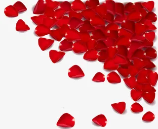 情人节花瓣免抠