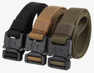 男女战术尼龙布细腰带免抠