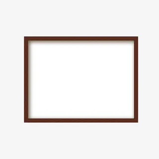 木质复古简约边框免抠