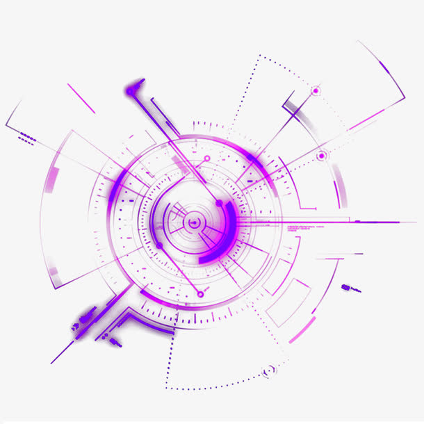 科技感光效素材免抠