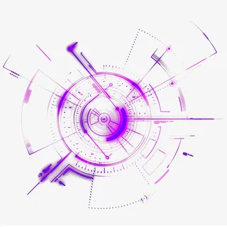 科技感光效素材免抠