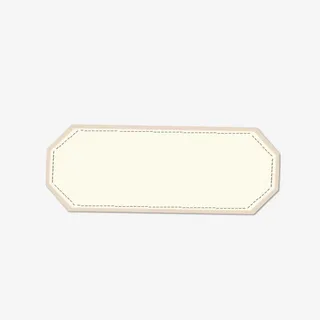 米白色有菱角价格文字标签免抠