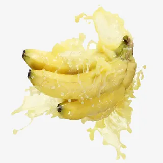 香蕉与橙汁免抠