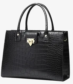 新款鳄鱼纹手提皮包免抠