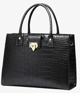 新款鳄鱼纹手提皮包免抠