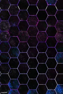 炫酷星空六边形纹理高清 炫酷星空六边形纹理高清