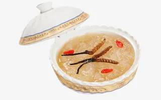 枸杞虫草燕窝羹免抠