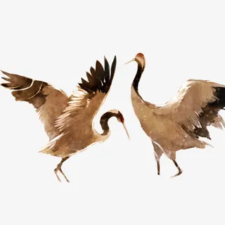 中国风天鹅素材免抠