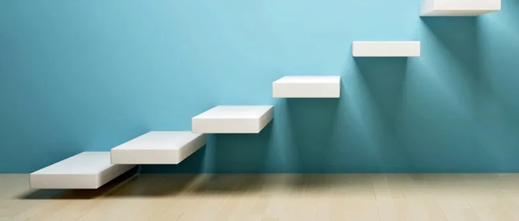 简约大气家居楼梯广告banner高清