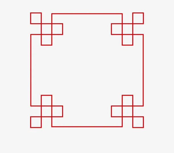 中式边框免抠