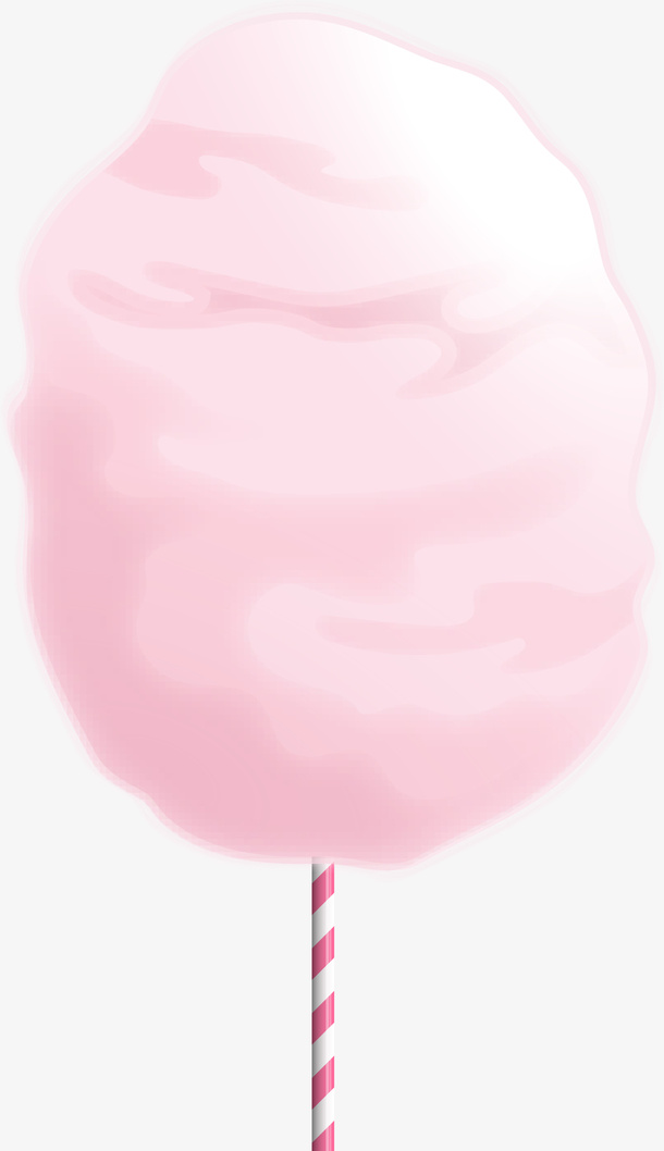 粉色梦幻美味棉花糖免抠