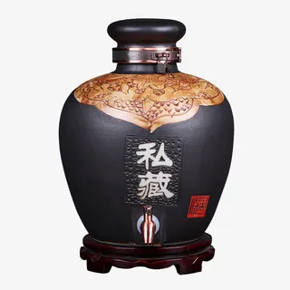 大气灰色泡酒瓶免扣免抠 大气灰色泡酒瓶免扣免抠