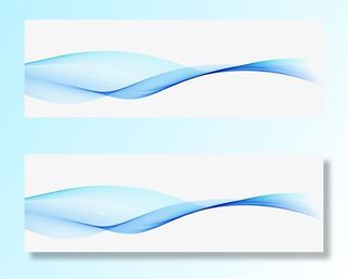 蓝色科技线条免抠装饰其他装饰图案元素