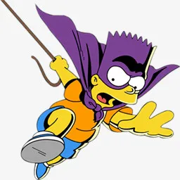 Bart辛普森04 Bartman肖像免抠