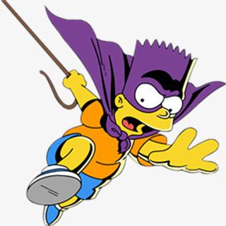 Bart辛普森04 Bartman肖像免抠