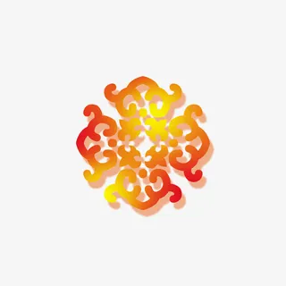 中国风花纹免抠