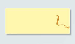 纯色背景黄色彩带矢量素材