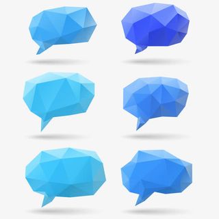 矢量多边形气泡免抠