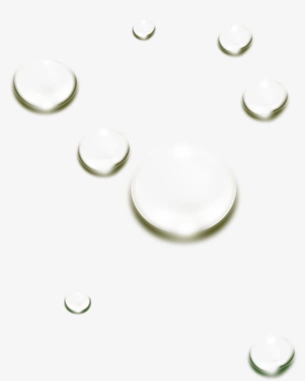 水滴漂浮免抠
