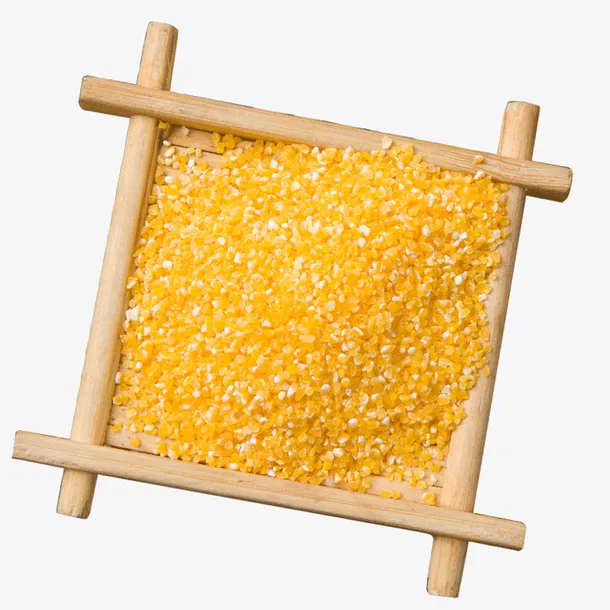实物新鲜黄色玉米碴免抠