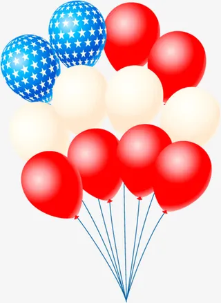 庆祝气球免抠