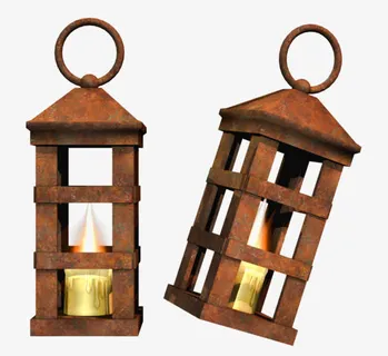 提灯欧式灯笼免抠